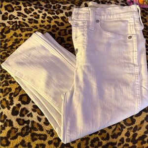 Madewell White Skinny Jeans